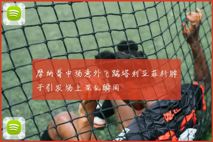 摩纳哥中场意外飞踹塔利亚菲科脖子引发场上混乱瞬间