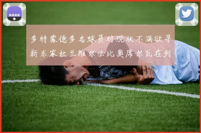 多特蒙德多名球员对现状不满欲寻新东家杜兰维尔法比奥席尔瓦在列